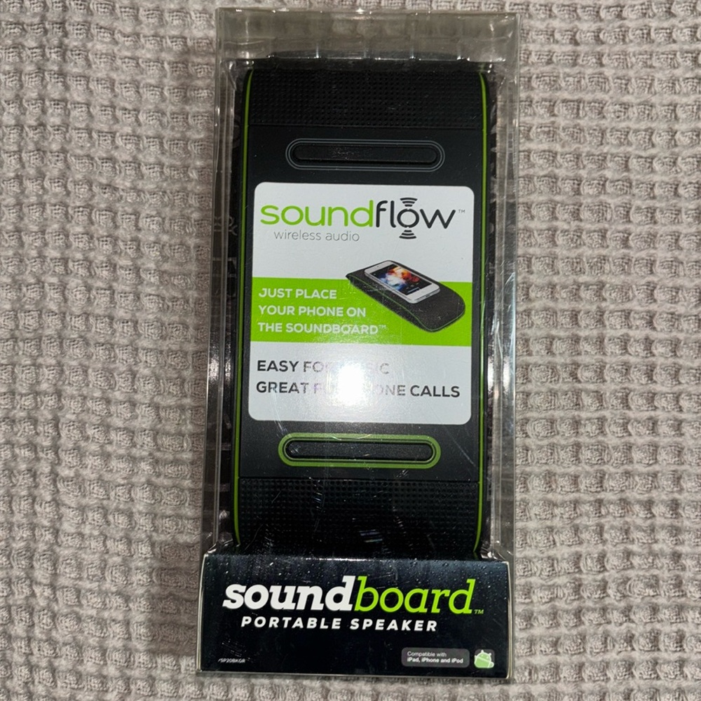 SoundFlow Soundboard Portable Speaker Wireless Audio For Music & Phone Calls
